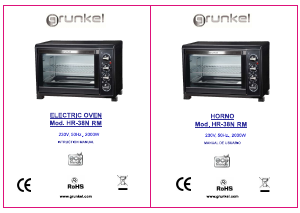 Manual Grunkel HR-38N RM Oven