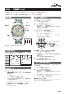 説明書 シチズン AQ1000-58A The Citizen 時計