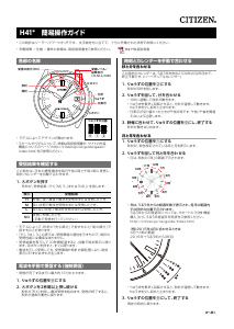 説明書 シチズン AS1060-11A Collection 時計