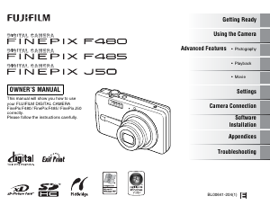 Handleiding Fujifilm FinePix J50 Digitale camera