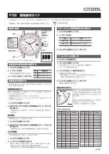 説明書 シチズン CC3054-55B Exceed 時計