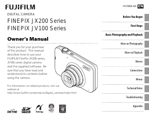 Handleiding Fujifilm FinePix JV100 Digitale camera