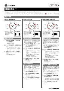 説明書 シチズン EG7045-54W Kii 時計