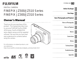 Bruksanvisning Fujifilm FinePix JZ500 Digitalkamera