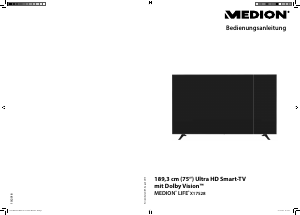 Bedienungsanleitung Medion LIFE X17528 (MD 32028) LED fernseher