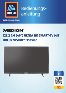 Bedienungsanleitung Medion LIFE X14907 (MD 32029) LED fernseher