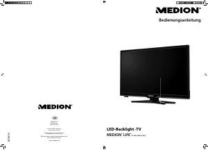 Bedienungsanleitung Medion LIFE P12296 (MD 21404) LED fernseher