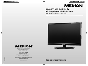 Bedienungsanleitung Medion LIFE P12171 (MD 21271) LED fernseher
