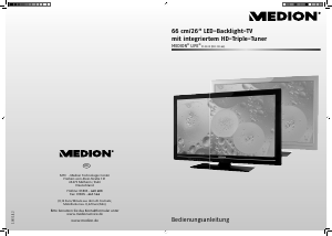 Bedienungsanleitung Medion LIFE P12105 (MD 21166) LED fernseher