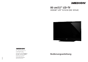 Bedienungsanleitung Medion LIFE P15038 (MD 30548) LCD fernseher