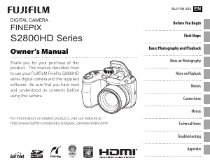 Handleiding Fujifilm FinePix S2900HD Digitale camera