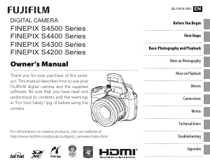 Handleiding Fujifilm FinePix S4300 Digitale camera