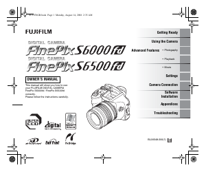 Handleiding Fujifilm FinePix S6500fd Digitale camera