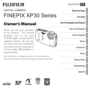 Handleiding Fujifilm FinePix XP30 Digitale camera