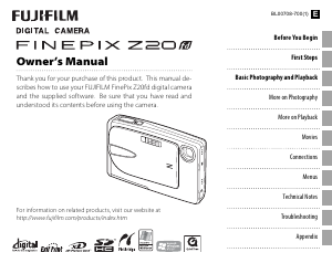 Handleiding Fujifilm FinePix Z20fd Digitale camera