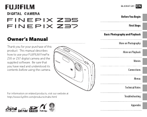 Manual Fujifilm FinePix Z31 Digital Camera