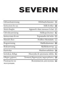 Käyttöohje Severin SM 3592 Maidonvaahdotin