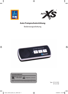 Bedienungsanleitung Auto XS HF-610-SW Freisprechanlage