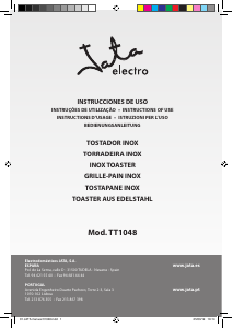 Manual de uso Jata TT1048 Tostador