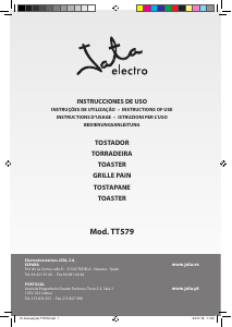 Handleiding Jata TT579 Broodrooster