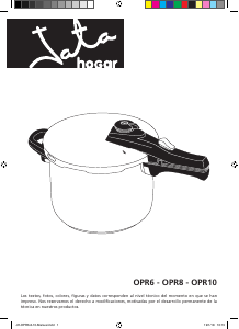 Manual Jata OPR10 Pressure Cooker