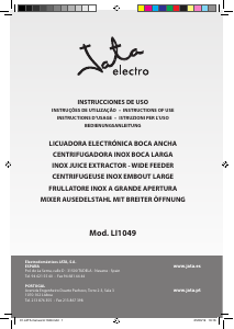 Manual Jata LI1049 Centrifugadora