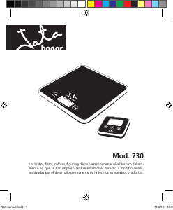 Manual Jata 730 Kitchen Scale