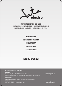 Manual Jata YG523 Yoghurt Maker