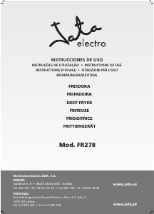Manual de uso Jata FR278 Freidora