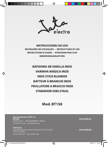 Manual Jata BT158 Varinha mágica