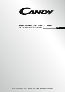 Mode d’emploi Candy FXP695X Four
