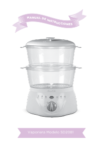 Manual de uso Smart-Tek SD2081 Vaporera