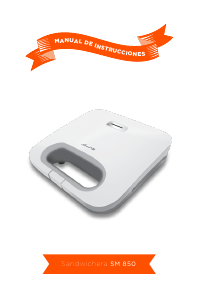 Manual de uso Smart-Tek SM850 Grill de contacto