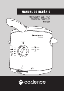 Manual Cadence FRT201 Fritadeira