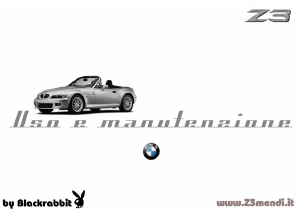 Manuale BMW Z3 Roadster 1.8 (1997)