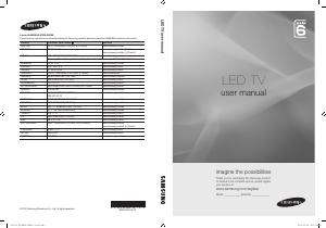 Bruksanvisning Samsung UE55C6745SS LED TV