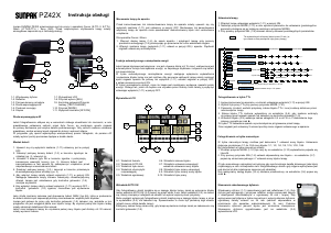 Instrukcja Sunpak PZ42X Lampa błyskowa