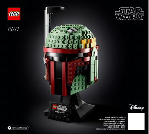 Manual Lego set 75277 Star Wars Boba Fett helmet