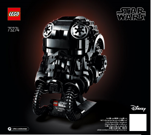 Bedienungsanleitung Lego set 75274 Star Wars TIE Fighter Pilot Helm