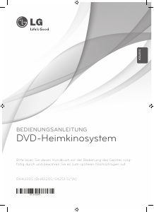 Bedienungsanleitung LG DH4220S Heimkinosystem