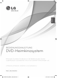 Bedienungsanleitung LG HT906TA Heimkinosystem