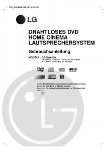 Bedienungsanleitung LG DA-W6100D Heimkinosystem