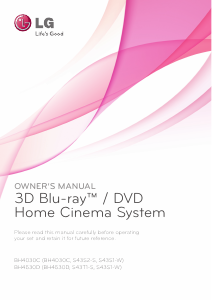 Manual LG BH4030C Home Theater System