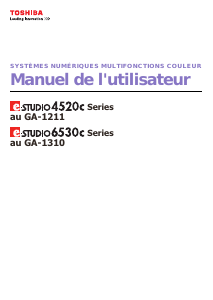 Mode d’emploi Toshiba e-Studio 6530c Imprimante multifonction