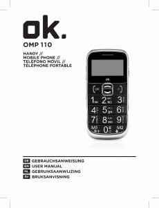 Bruksanvisning OK OMP 110 Mobiltelefon