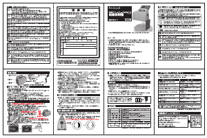 説明書 ナカバヤシ NEK-101BE 鉛筆削り