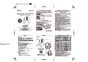 説明書 デジオツー MUS-TBLF134R マウス