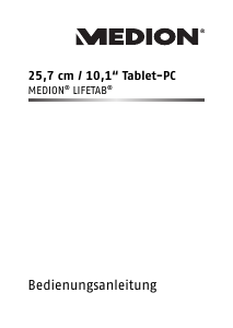 Bedienungsanleitung Medion Lifetab P10505 (MD 99931) Tablet