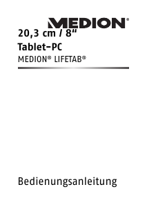 Bedienungsanleitung Medion Lifetab P8313 (MD 99734) Tablet
