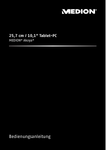 Bedienungsanleitung Medion Akoya E1234T (MD 99318) Tablet